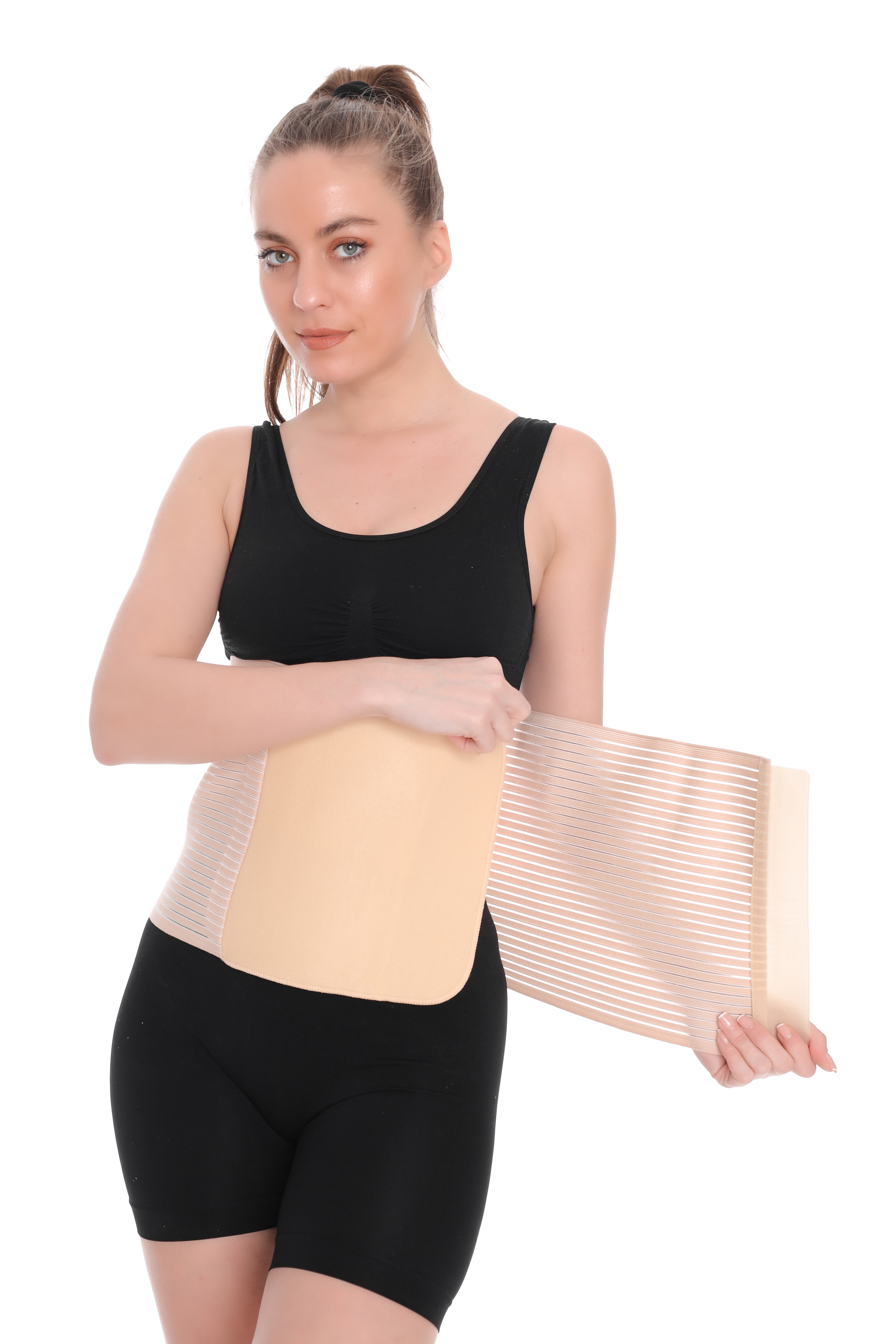 ABDOMİNAL KORSE HAVLU PEDLİ